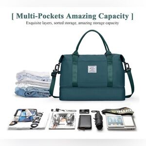 Floless  Duffel Bag in Teal